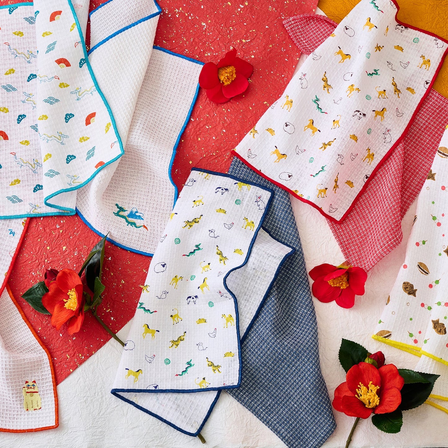 ご挨拶 2枚セットキッチンクロス