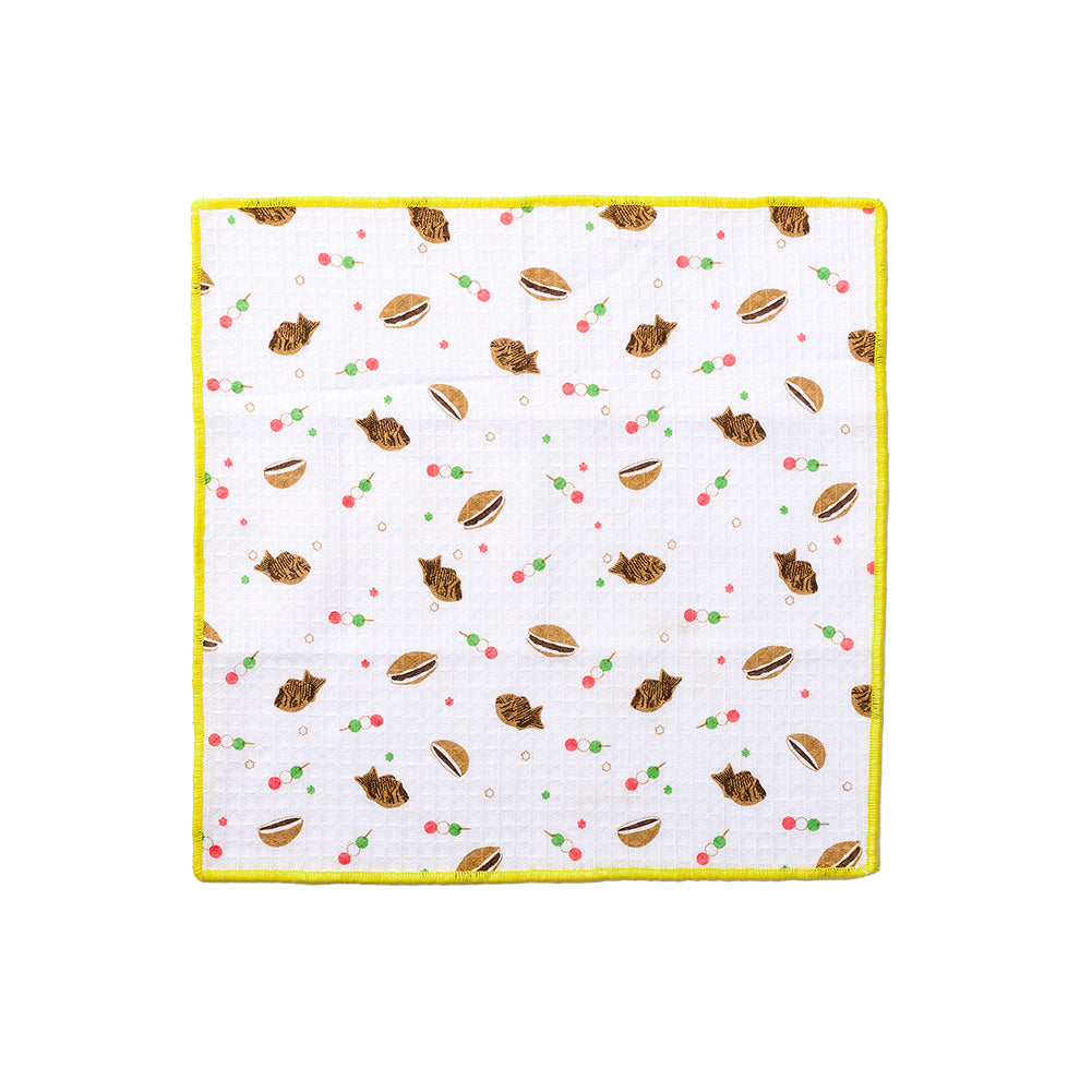 【SALE 30％オフ】２枚セット ご挨拶クロス ご挨拶 和菓子／イエロー