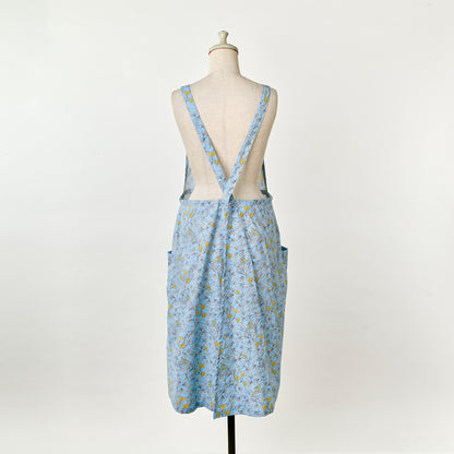 ラトリエ エプロン ボタニカル2 ブルー 【2026年SS新作】