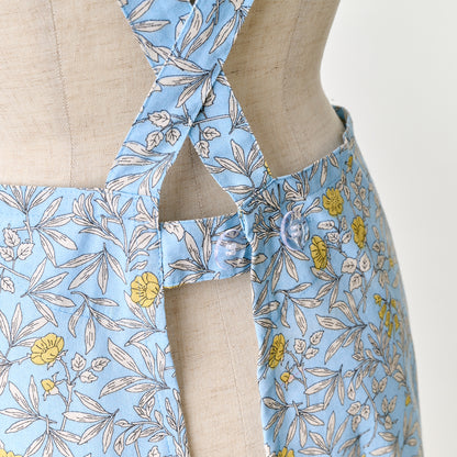 ラトリエ エプロン ボタニカル2 ブルー 【2026年SS新作】