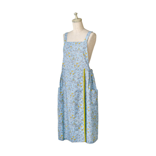 ラトリエ エプロン ボタニカル2 ライトブルー 【2026年SS新作】
