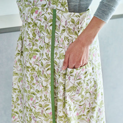 【SALE 50％オフ】ラトリエ エプロン ボタニカル フィグ ブルー