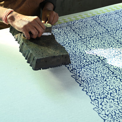 ラトリエ 2Wayバッグ ブロックプリント アナヤ／グリーン 【2026年SS新作】