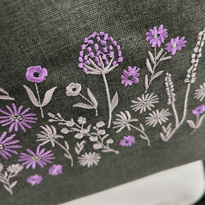 ココロ 刺繍カート フローリス 2輪タイプ グレー【2025SS新作】