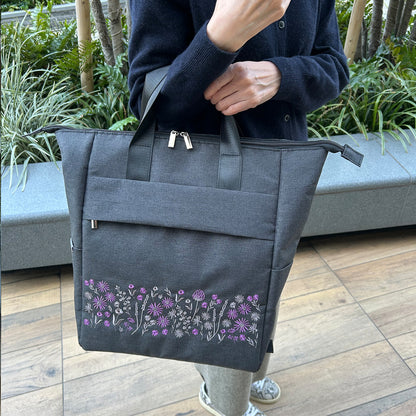 ココロ 刺繍カート フローリス 4輪タイプ グレー【2025SS新作】