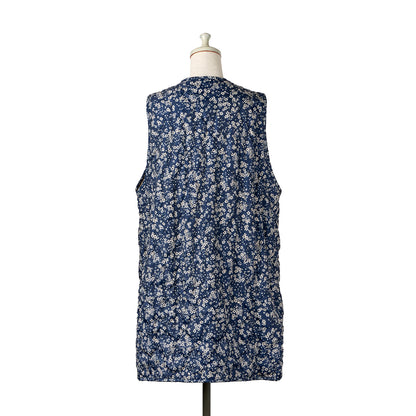 デイバイデイ ボアキルトエプロン フローレット ベージュ