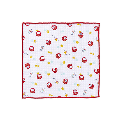 ２枚セット ご挨拶クロス だるま／レッド【2025AW新作】