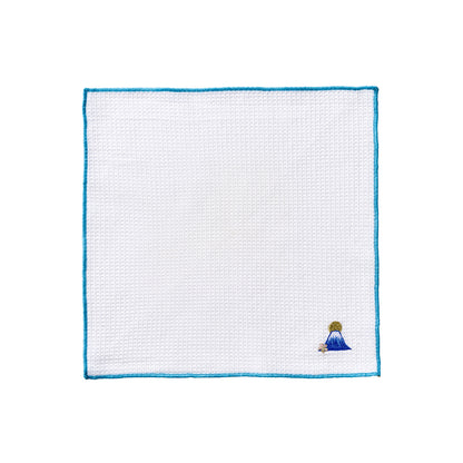 ２枚セット ご挨拶クロス 青富士／ブルー【2025AW新作】