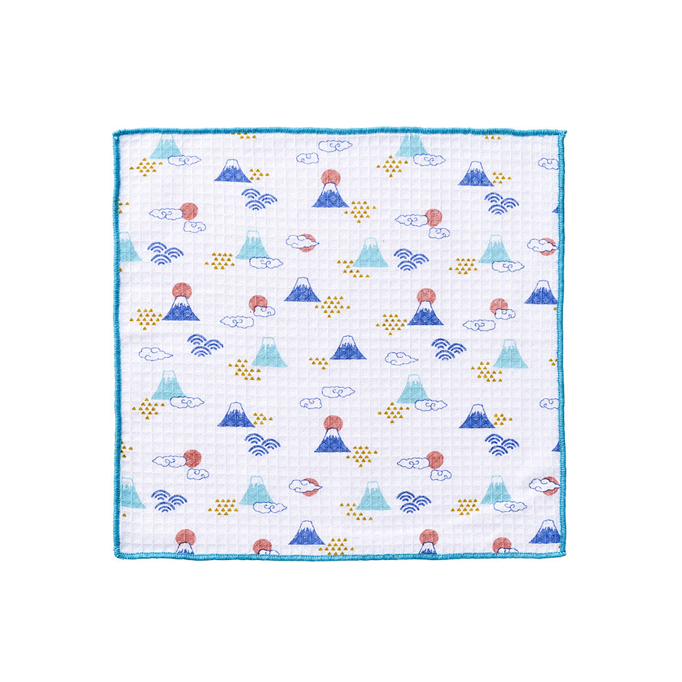 ２枚セット ご挨拶クロス 青富士／ブルー【2025AW新作】