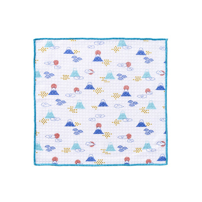 ２枚セット ご挨拶クロス 青富士／ブルー【2025AW新作】