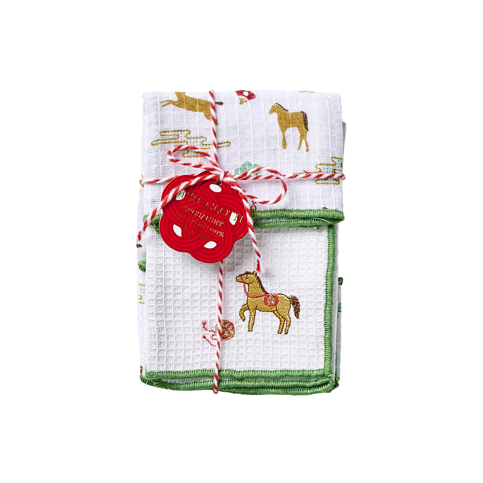 ２枚セット ご挨拶クロス 青富士／ブルー【2025AW新作】