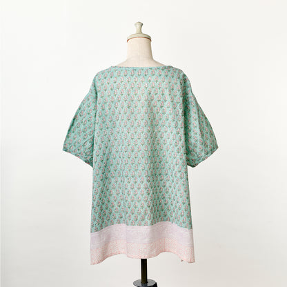 ラトリエ カッポウギ ブロックプリント アナヤ／グリーン 【2026年SS新作】