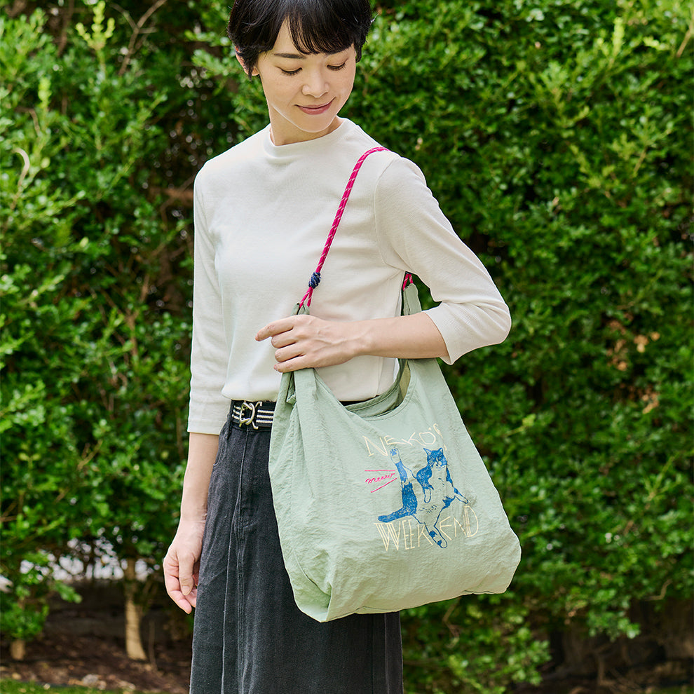 ペトロールズ GGKKNRSSSTW エコバック PETROLZ ココロ ネコット ロープバッグ グリーン【2026年SS新作】 – レップ公式