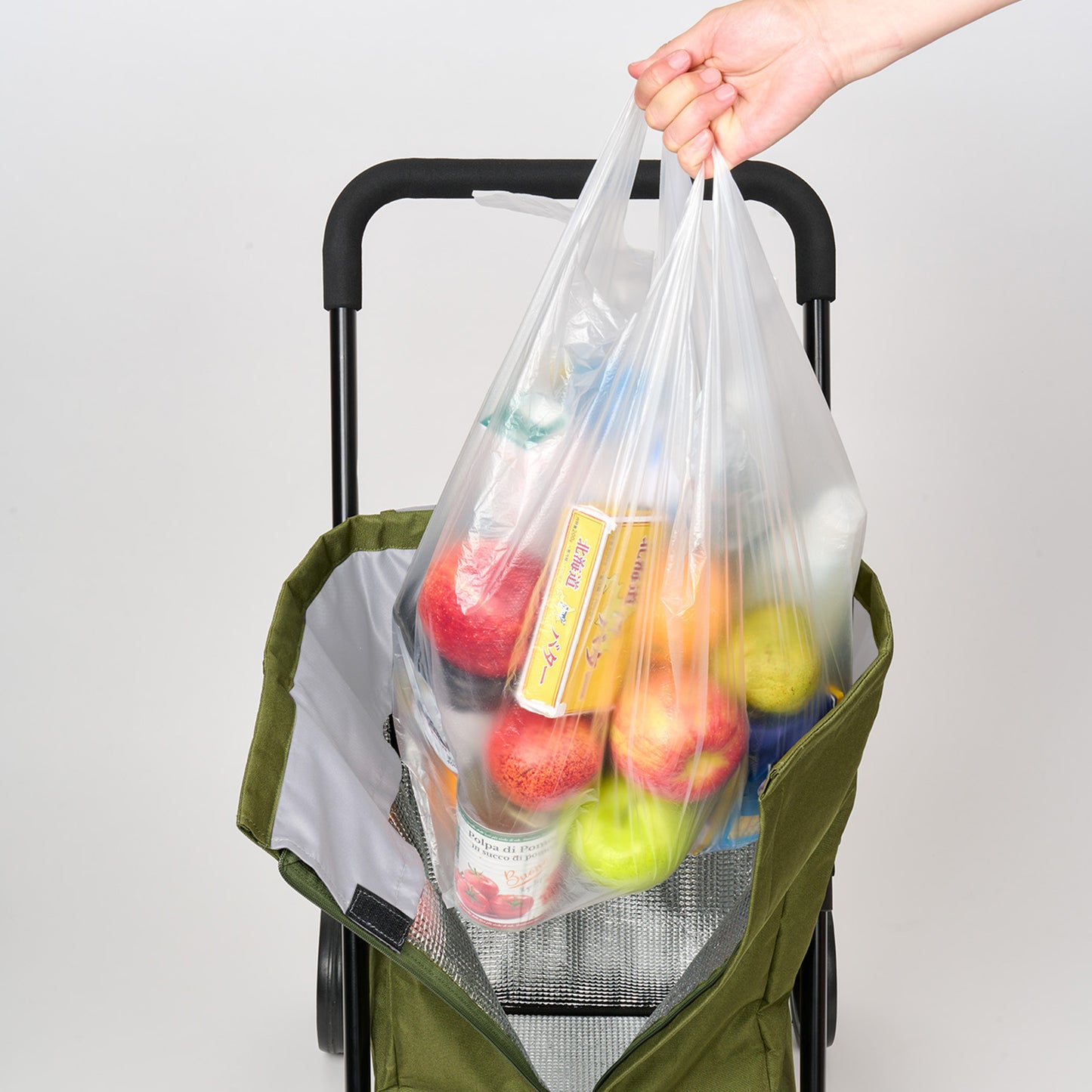 ココロ 前押し4輪カート カーキ (リニューアル)【2026年SS新作】