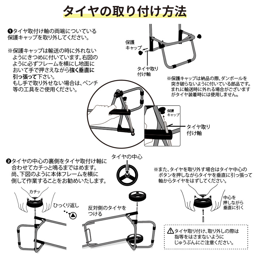ココロ カート タイヤ セット